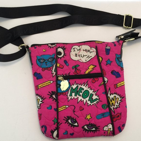 BETSEY LOVE CLOTH CROSSBODY - Picture 1 of 7